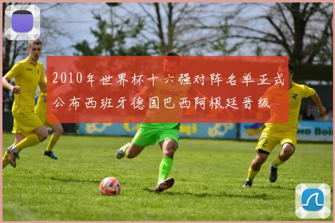 2010年世界杯十六强对阵名单正式公布西班牙德国巴西阿根廷晋级
